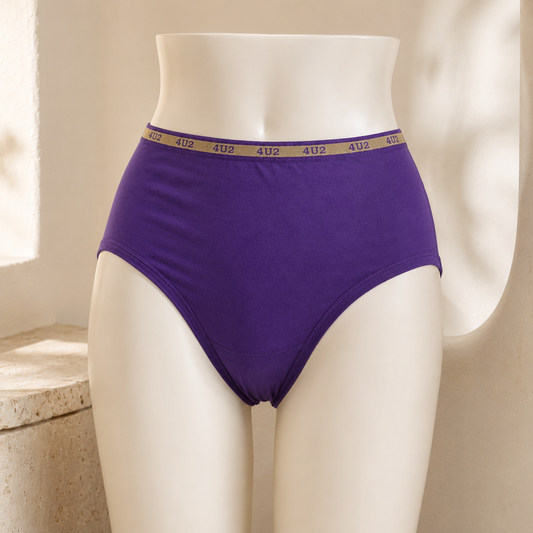 سليب نسائي قطني 6 قطع  |  Women's Cotton Briefs – 6 Pack (4U2)