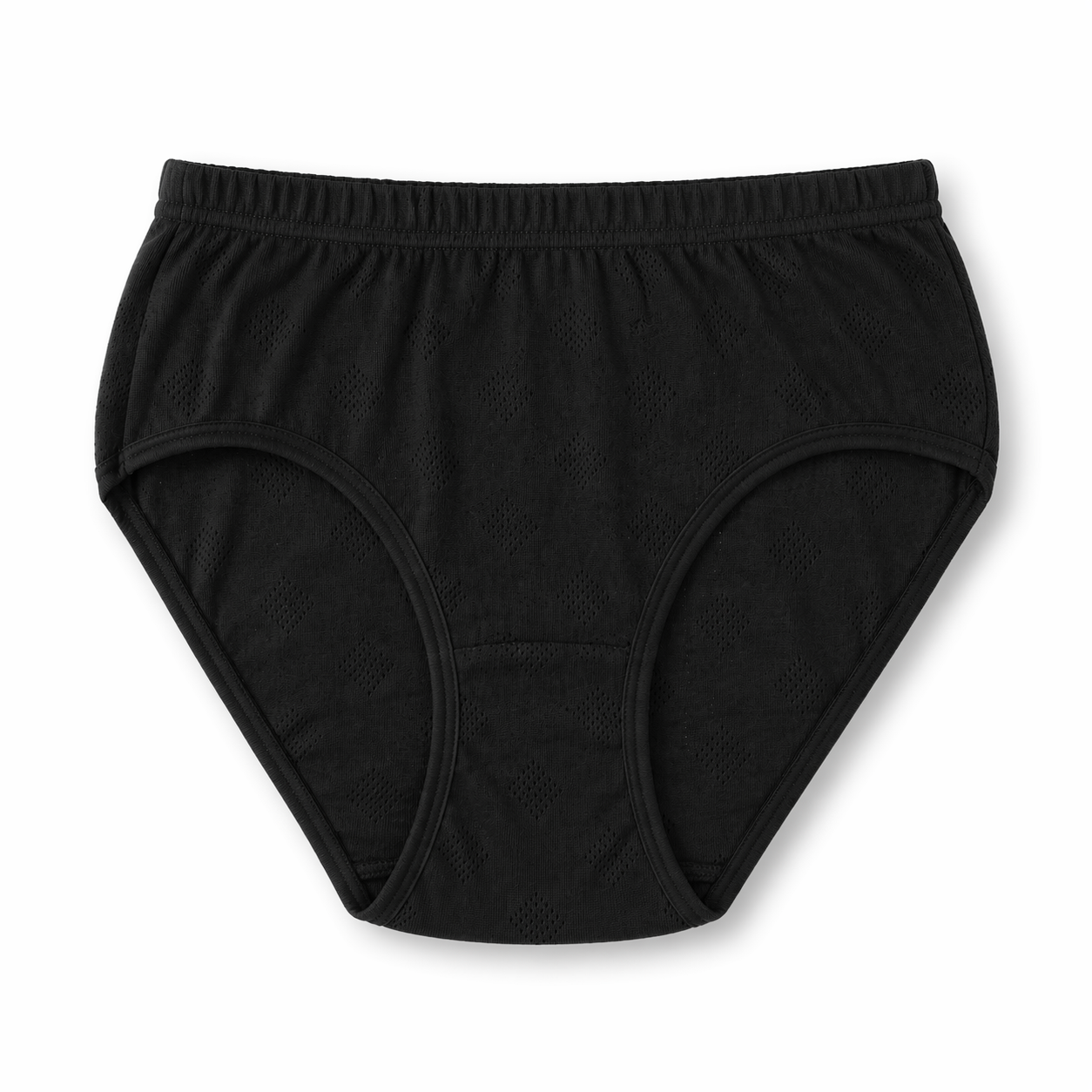 سليب نسائي قطني 100% مخرّم ملون – صناعة تركية | 100% Cotton Perforated Panty