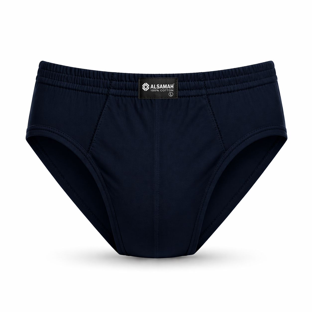 سليب رجالي قطني 100% – 3 قطع لون واحد – السماح | Alsamah 3-Pack Cotton Briefs
